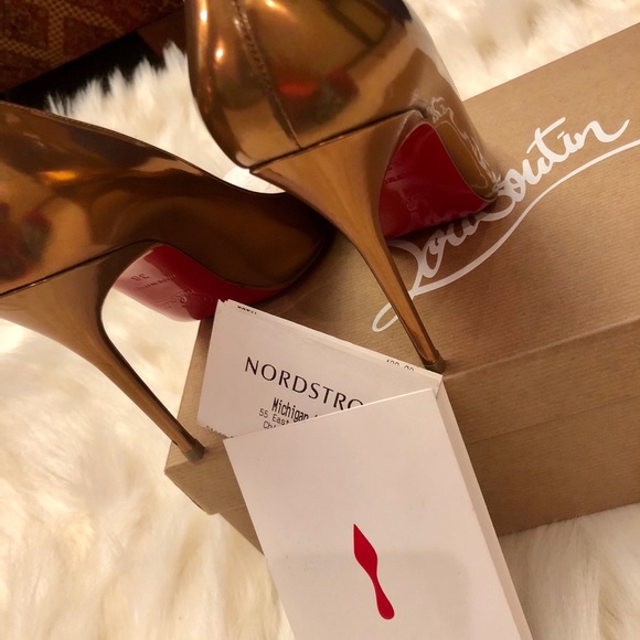 100% authentic bronze Christian louboutin - Picture 3 of 8